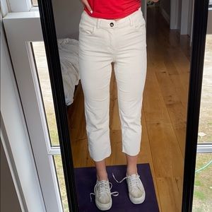 H&M Corduroy White Pants